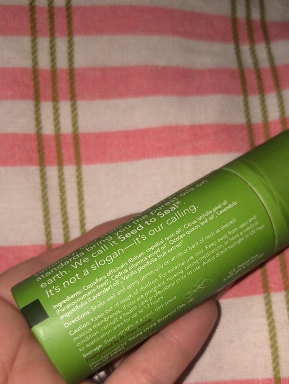 Young Living Stress Away Roll-On Green 💚 For Anxiety - Picture 4 of 4